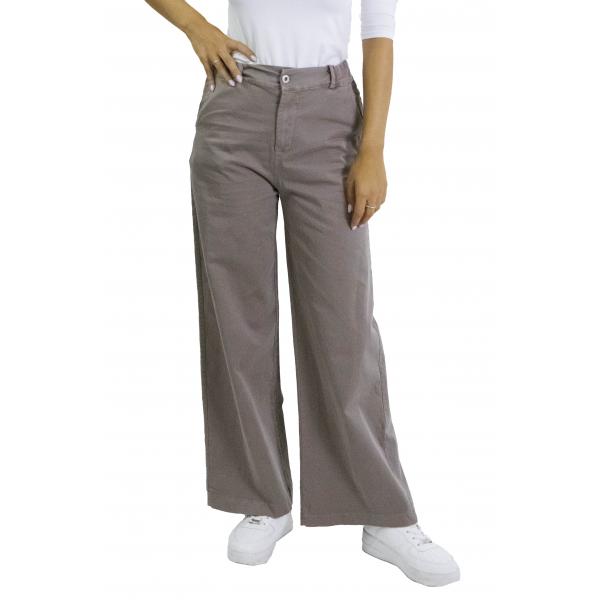 Chino palazzo in cotone